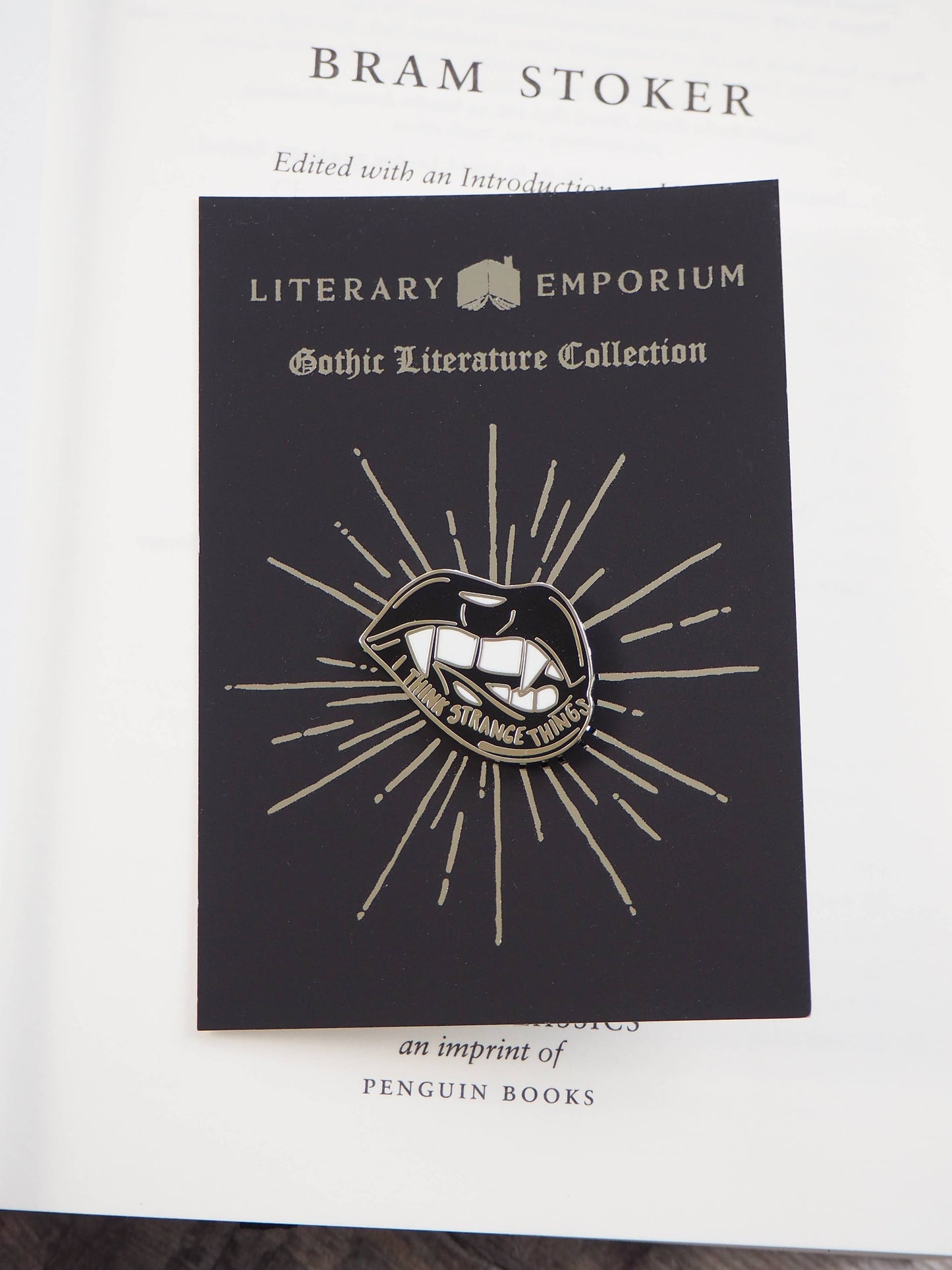 Dracula Enamel Pin Badge - Gothic Literature Collection