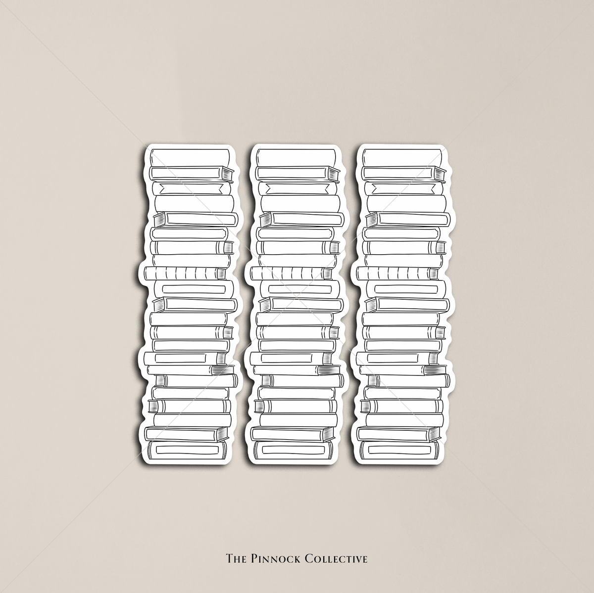 Book Tracker Stack Sticker Sheet