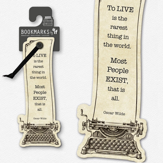 Academia Bookmark - Typewriter