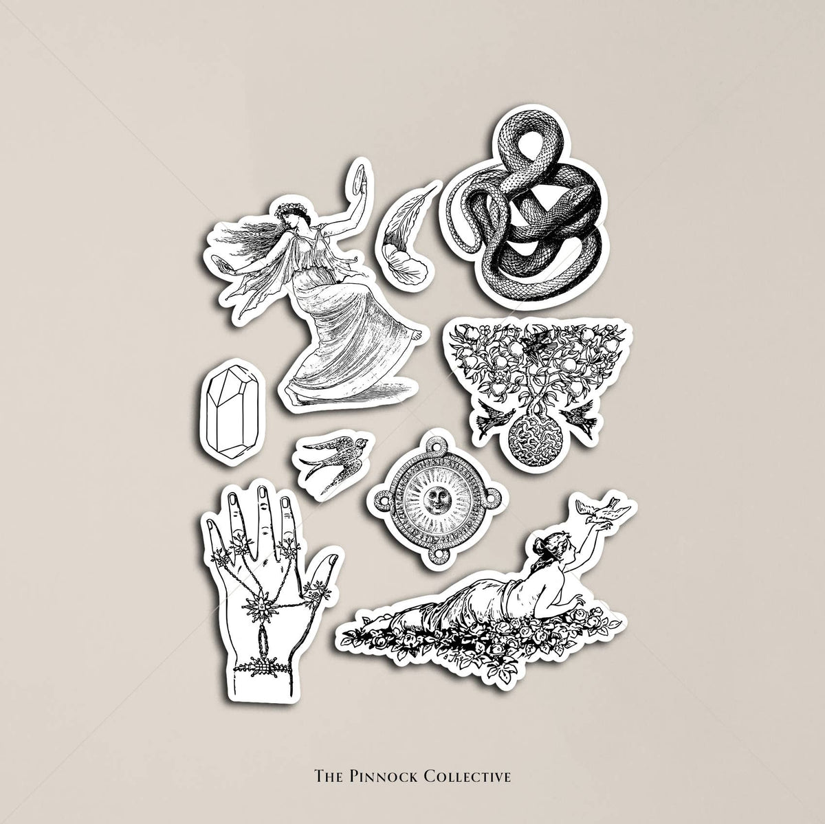 Spiritual Myths Themed Sticker Sheet