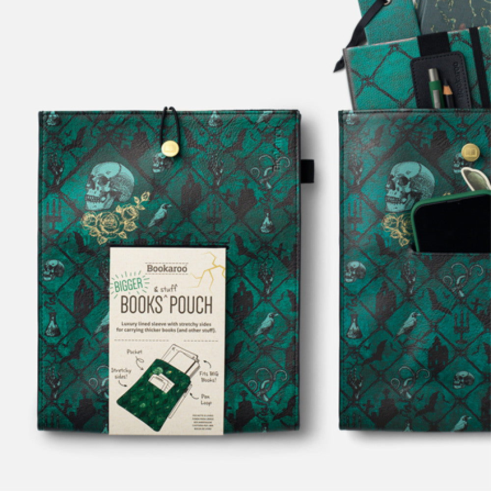 Book and Stuff Pouch - Horror Skull
