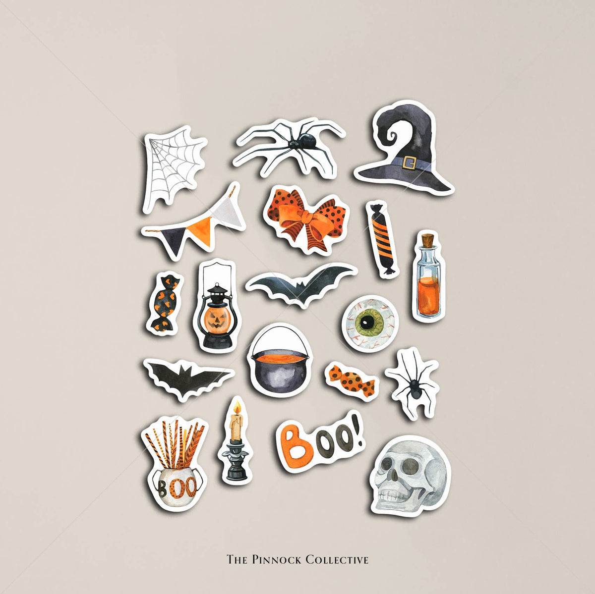 Halloween themed Planner sticker sheet