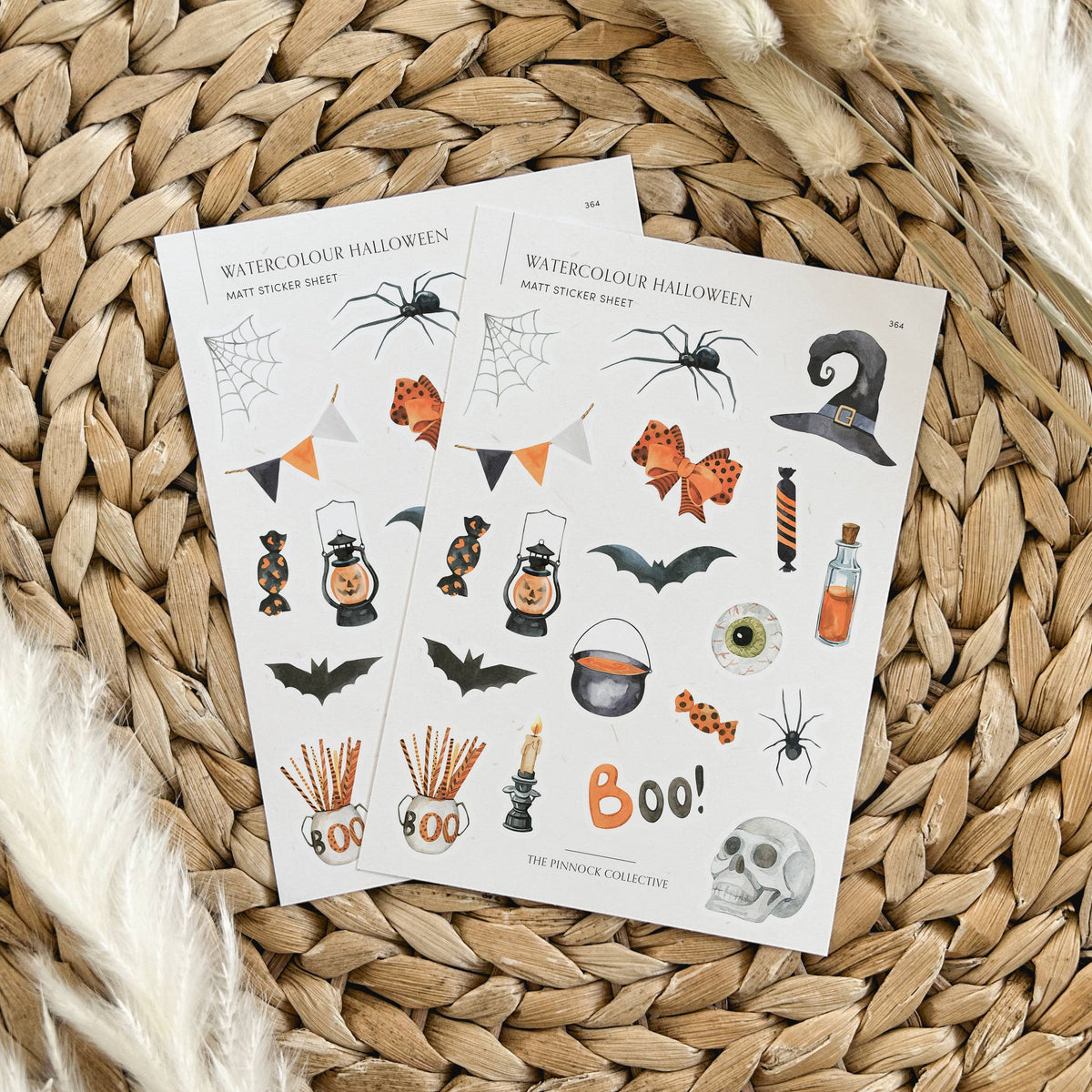 Halloween themed Planner sticker sheet