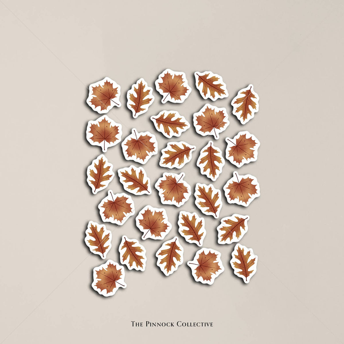 Mini Autumn Leaves Planner Sticker Sheet