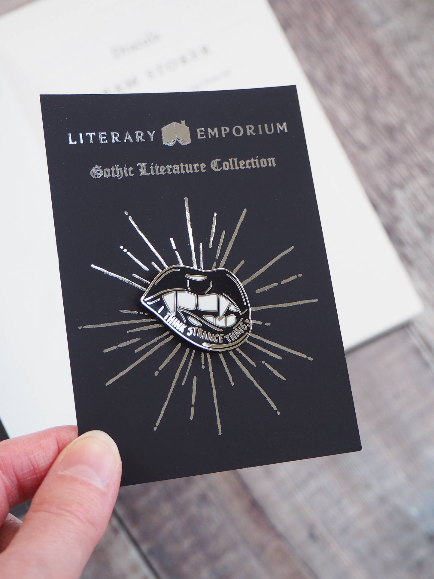 Dracula Enamel Pin Badge - Gothic Literature Collection
