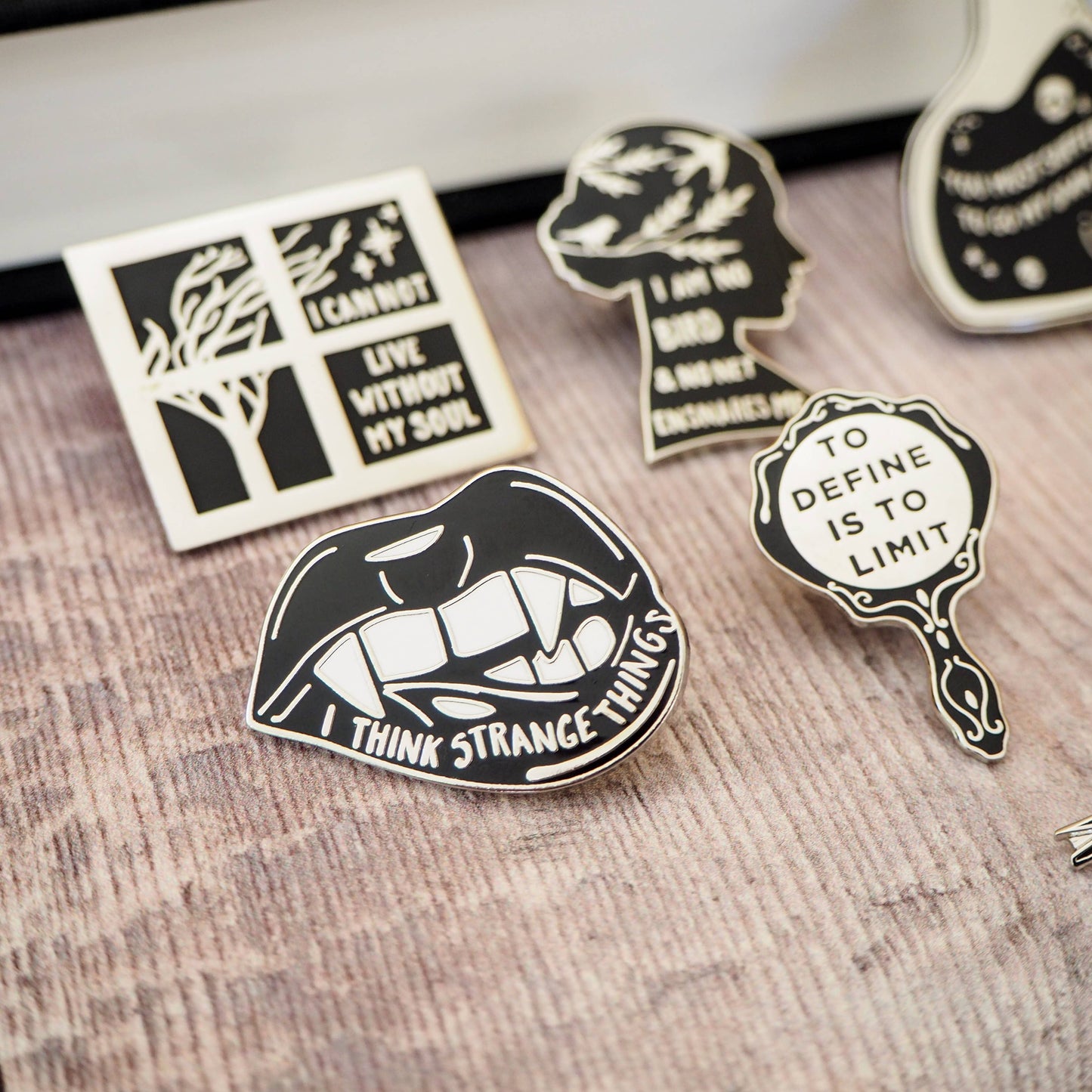 Dracula Enamel Pin Badge - Gothic Literature Collection