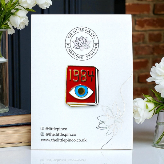 George Orwell 1984 Book Enamel Lapel Pin Badge