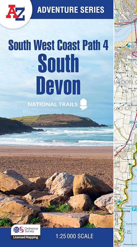 South West Coast Path – South Devon: with Ordnance Survey mapping (Z Adventure) cover image