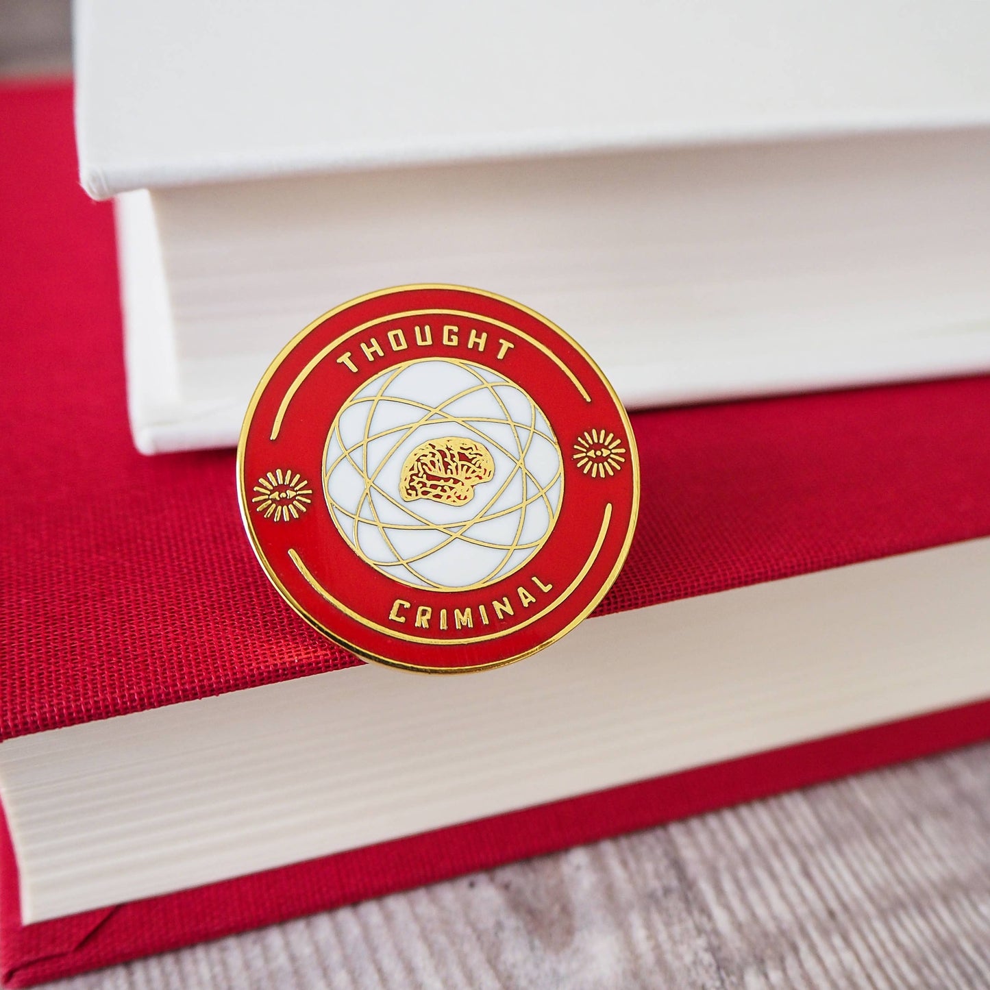 Thought Criminal Enamel Pin Badge - Dystopian Collection