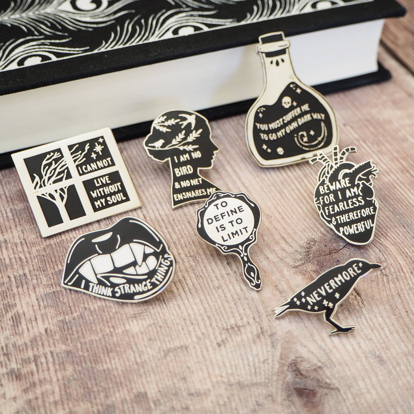 Dracula Enamel Pin Badge - Gothic Literature Collection