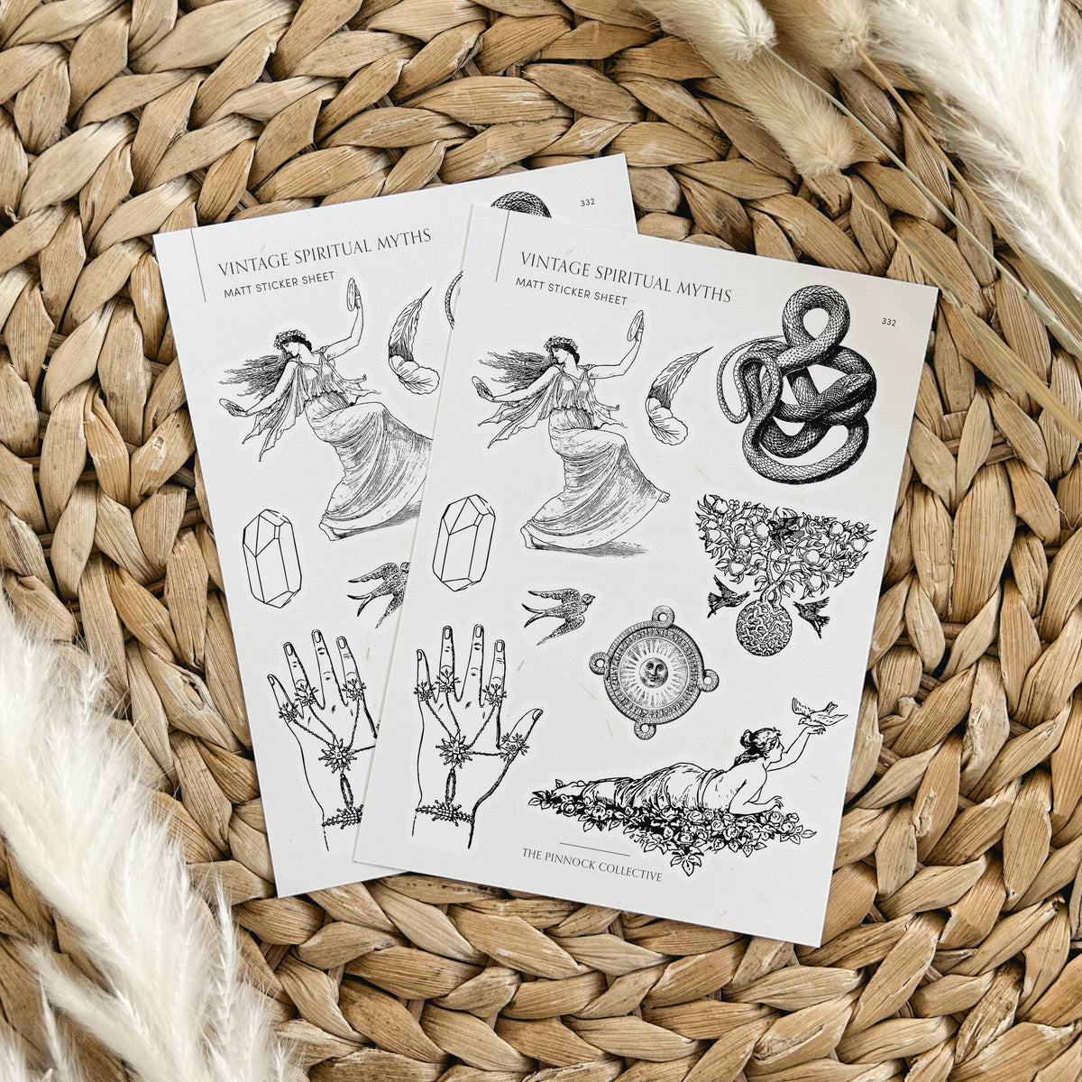 Spiritual Myths Themed Sticker Sheet