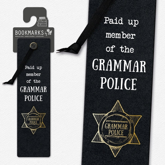Literary Bookmark - Grammar Police