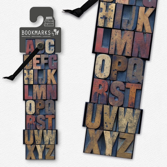 Academia Bookmark - Letter Press