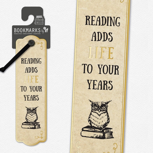 Literary Bookmark - Life to your Years