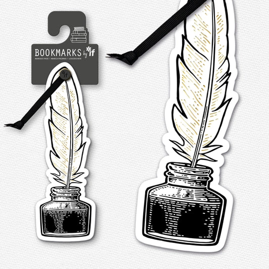 Academia Bookmark - Quill & Ink