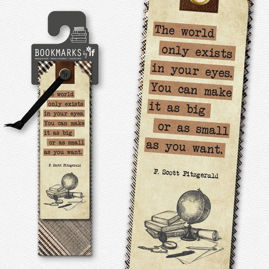 Academia Bookmark - The World Only Exists