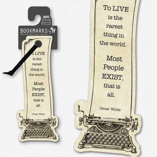 Academia Bookmark - Typewriter