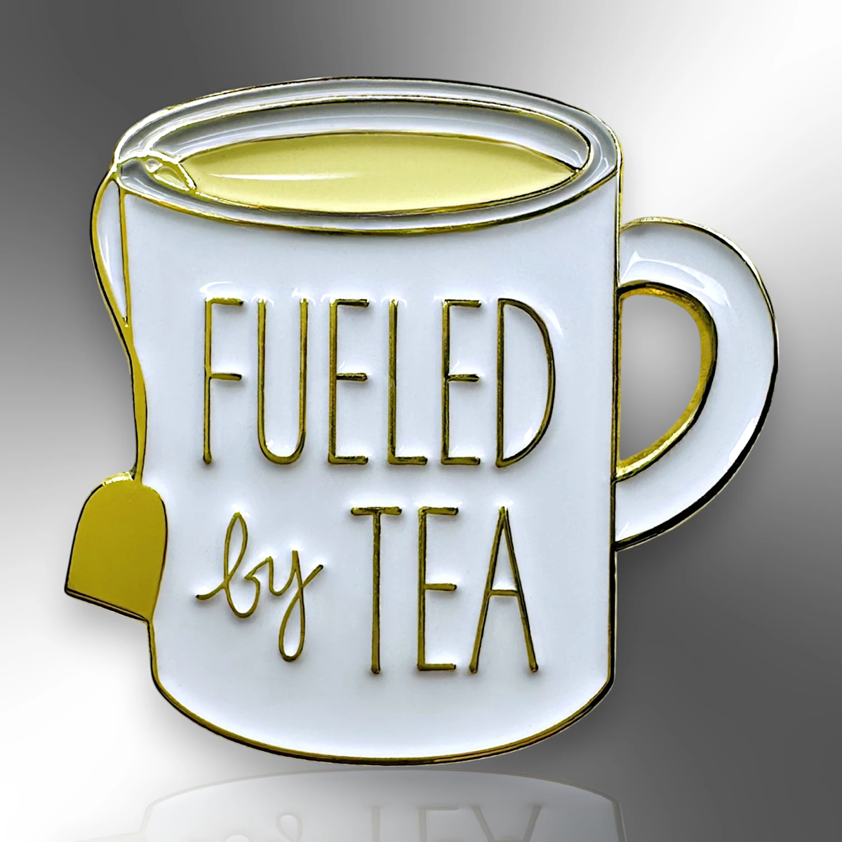 Fueled By Tea Enamel Pin Badge
