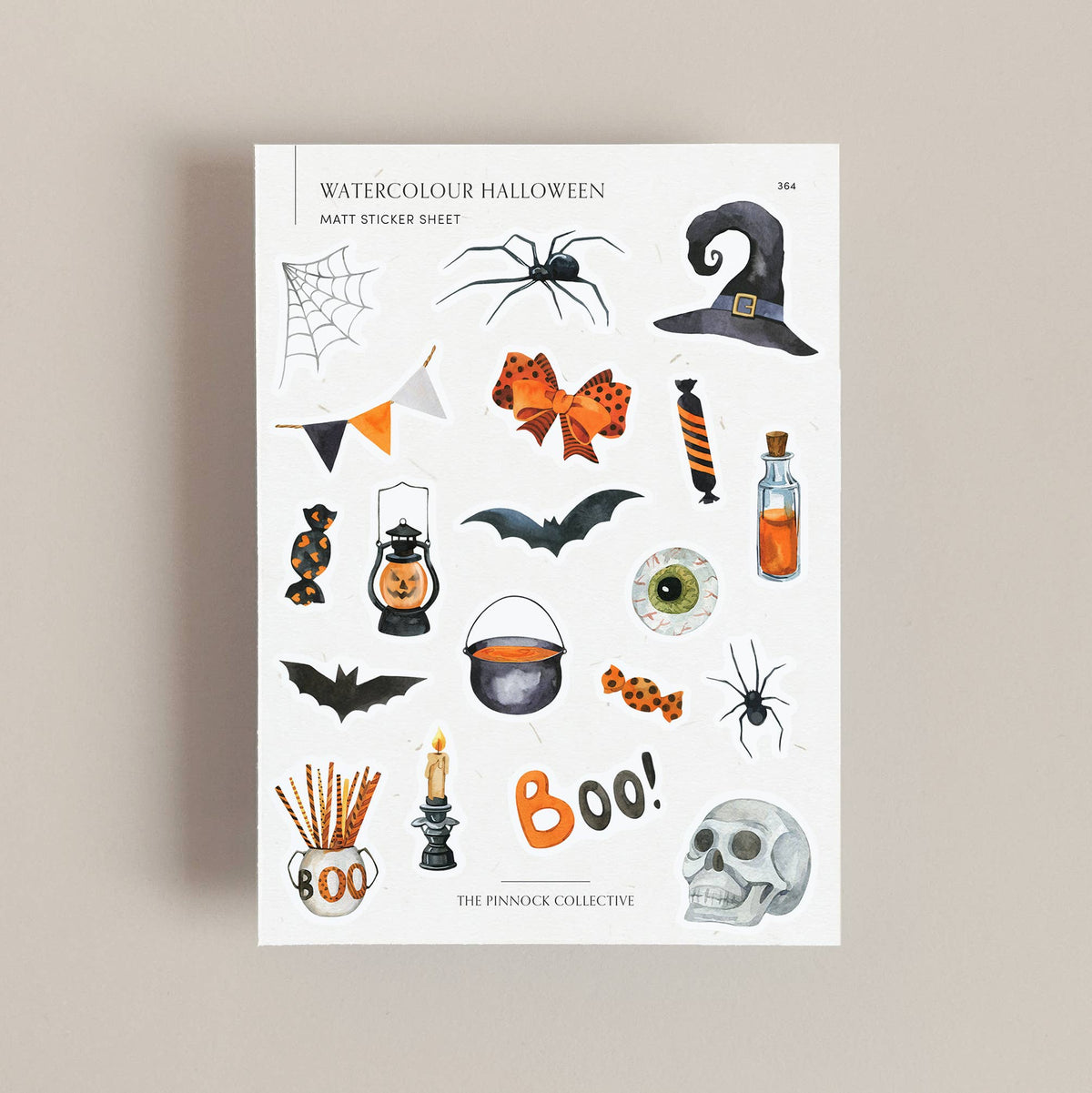 Halloween themed Planner sticker sheet